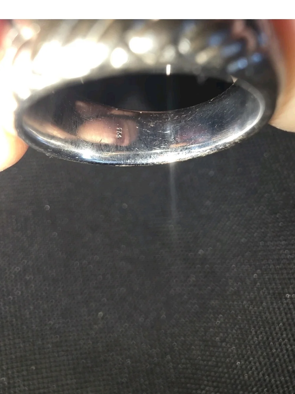 EFFY Men's Sterling 925 Silver Braided Ring Used